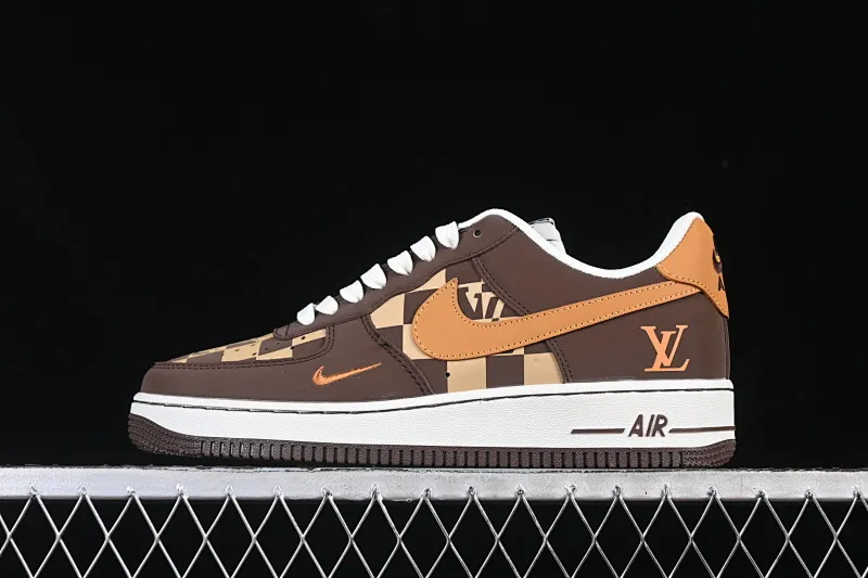All categories Nk Air Force 1 Air Force series Nk Air Force 1 Low Air Force low-top Nike Air Force 1'07 Low LV joint coffee brown caramel Air Force 1 low-top casual sneakers NH0601-576
